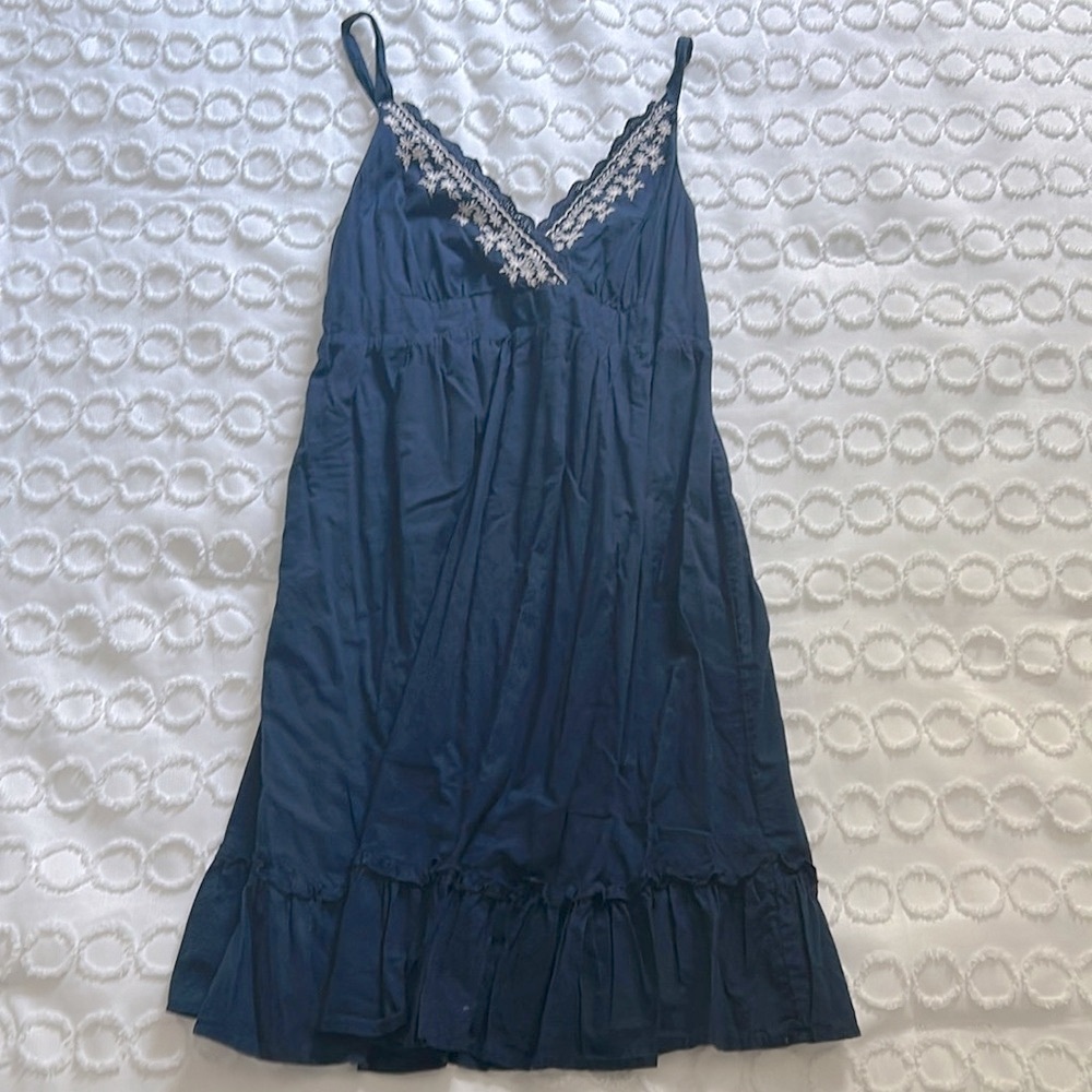 Navy Boho Dress Size Four
